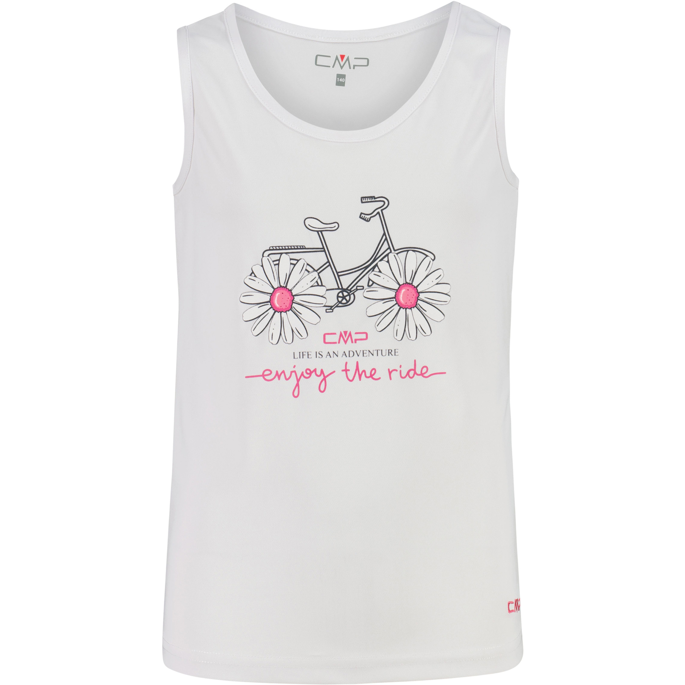 CMP Print Kinder Tanktops weiss Größe 98 Lifestyle Atmungsaktiv
