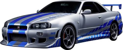 Revell 07754 "Fast & Furious - Brian's 1999 Nissan Skyline GT-R34" - Click System Automodell Bausatz 1:16