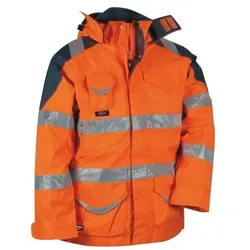Cofra Warnschutz 4in1 Winterjacke »PROTECTION« Größe 50 orange