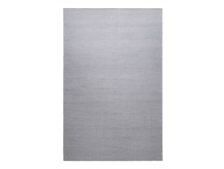 Tapis plat tissé main en coton gris 160x230