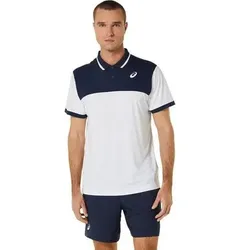 ASICS Herren Shirt MEN COURT POLO SHIRT, Größe XL in Schwarz Schwarz