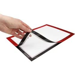 magnetoplan Magnetrahmen selbstklebend A4 rot