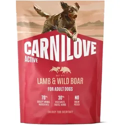 CARNILOVE Active Dog Lamm & Wildschwein für ausgewachsene Hunde 1,5 kg