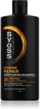 Syoss Intense Repair champô regenerador para cabelo seco a danificado 440 ml. Intense Repair