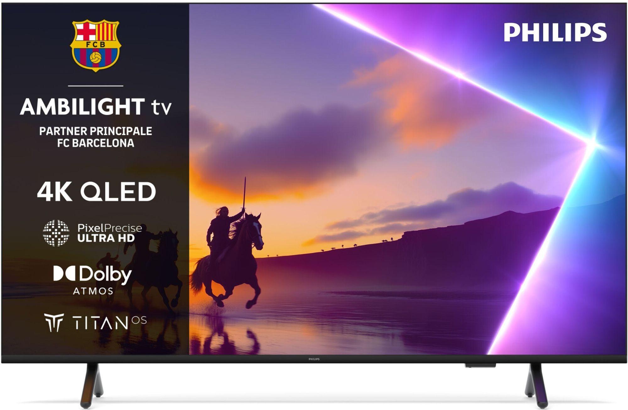 Philips 65PUS8510, 165,1 cm (65"), 3840 x 2160 Pixel, QLED, Smart-TV, WLAN, Schwarz