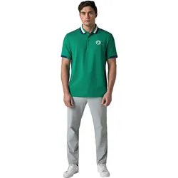 Callaway Polo Striped Rib Collar Legacy, dunkelgruen