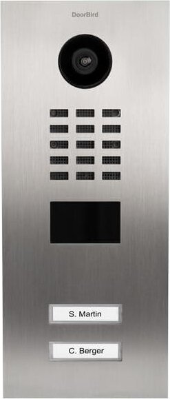 DoorBird D2102V, 10 m, IR, Edelstahl, IP65, Edelstahl, Edelstahl