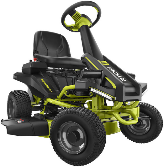 Tondeuse autoportée sur batterie Ryobi RY48RM76A - Moteur électrique à batterie 48V/50Ah - Coupe de 76cm - 2en1