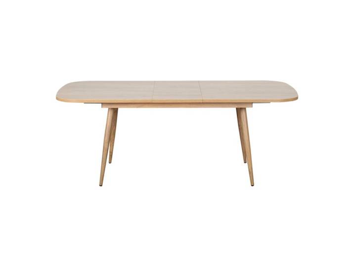 Table à manger extensible 160-200 x 90 cm COLUMBUS imitation chêne