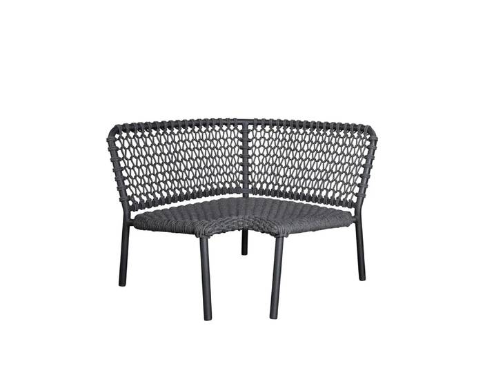 Cane-line Ozean Modulsofa Dark Grey, Eckteil