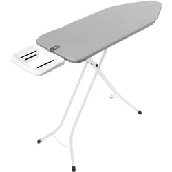 Brabantia Ironing Board Solid Steam Iron Rest, Bügelbrett, Weiss, Grau