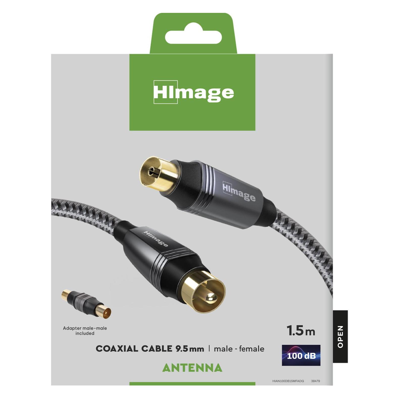 SBS Antennenkabel 100dB, 1,5m (100 dB, Antennenkabel) (HIAN100DB15MFADG)