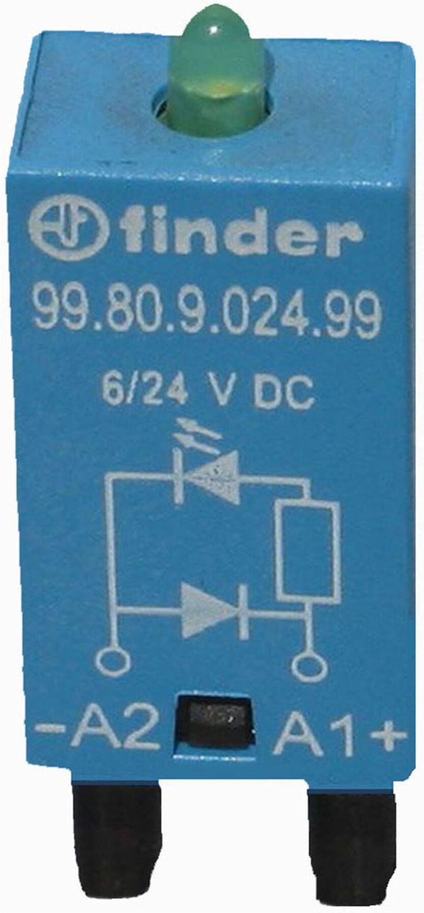 Finder LED gn + Diode 6.. 24VDC f.Fas. 94.82/83/84 99.80.9.024.99 (9980902499)