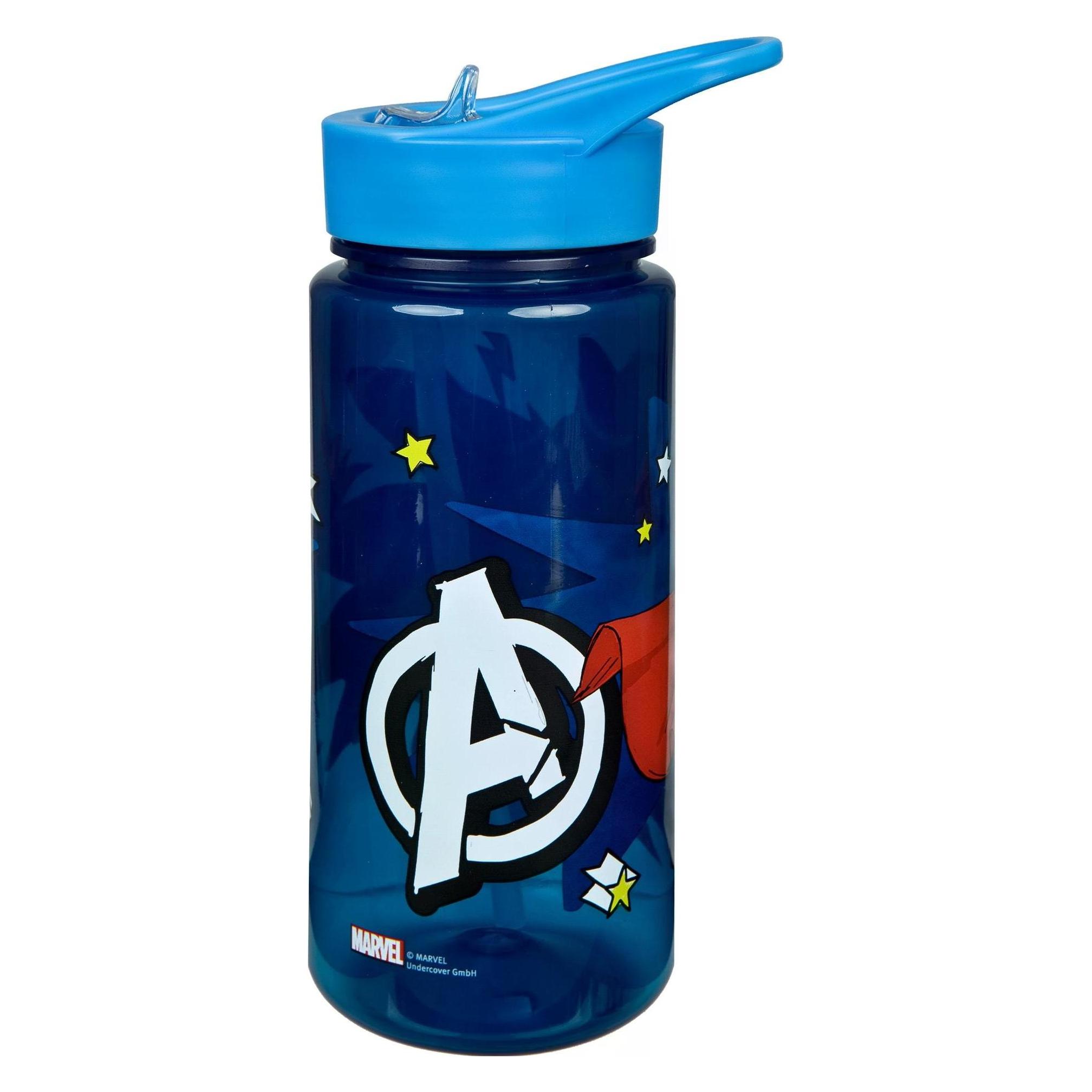 Scooli Trinkflasche Avengers Marvel 500 ml, Dunkelblau, Material (0.50 l) (AVHA9913)