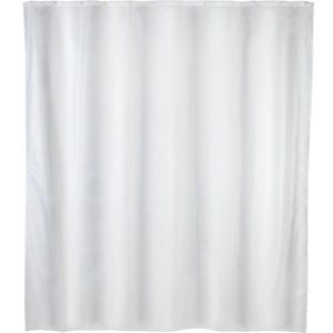 Wenko Duschvorhang Anti-Schimmel Uni, 180 x 200 cm, wasserabweisend, waschbar, aus Polyester, weiß