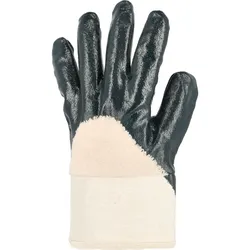 Industrie-Nitrilhandschuhe "BASIC" blau teilbeschichtet - 7 (S)
