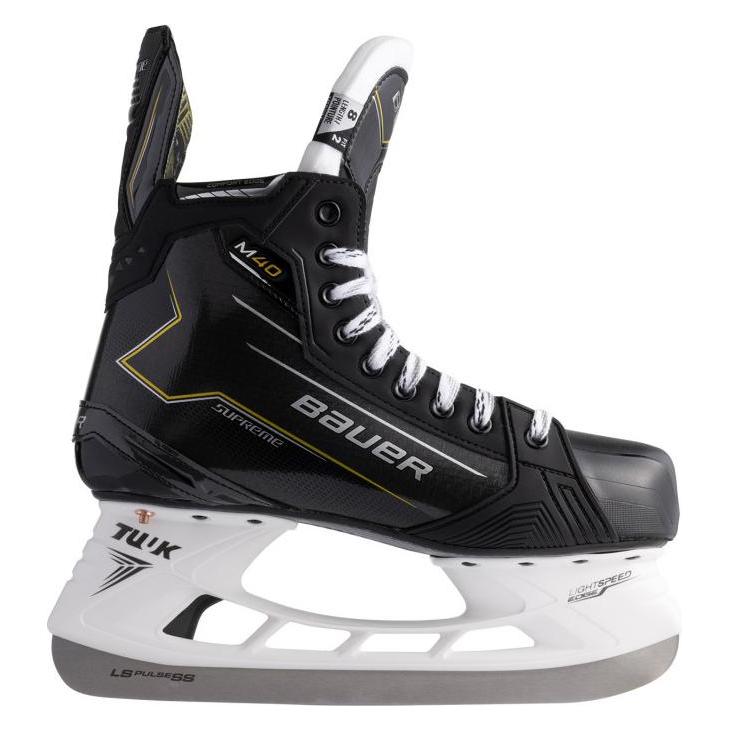 Bauer Supreme M40 SR Hockey-Schlittschuhe (FIT 1, SR 9,5 - 45) (45) (Bauer)