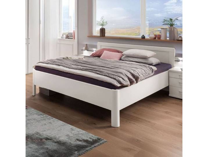 Doppelbett Cavallino Komfort 160x200cm Weiß klassischer Stil, höhenverstellbar