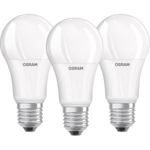 OSRAM LED-Lampe Base Classic A, E27, 14W ersetzt 100W, neutralweiß, 3 Stück