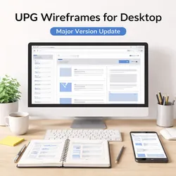 UPG Wireframes for Desktop Major Version Update