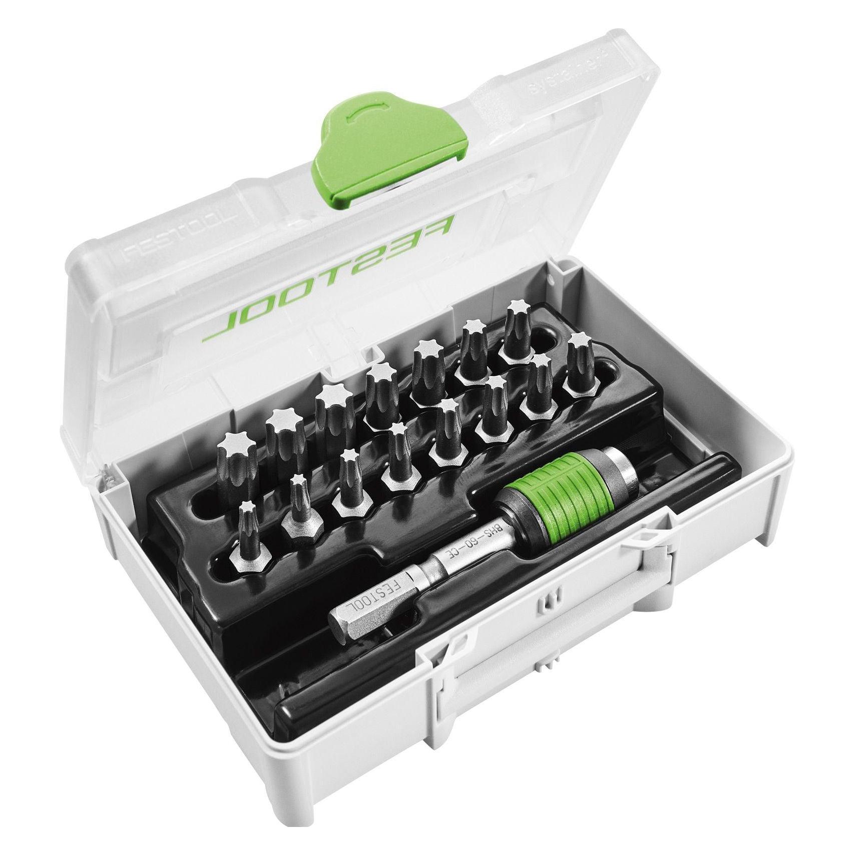 Festool Bit-Sortiment SYS3 XXS CE-TX BHS 60 (Innensechsrund TX) (205823)