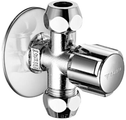 Schell Comfort Eckventil 049910699 verchromt, mit 2 Abgängen