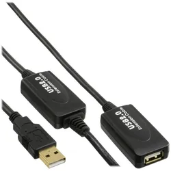 InLine USB-Verlängerungskabel (20 m, USB 2.0), USB Kabel