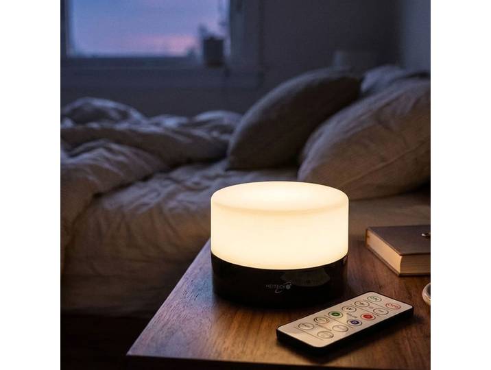 LED-Dekolicht RGB rund mit Fernbedienung