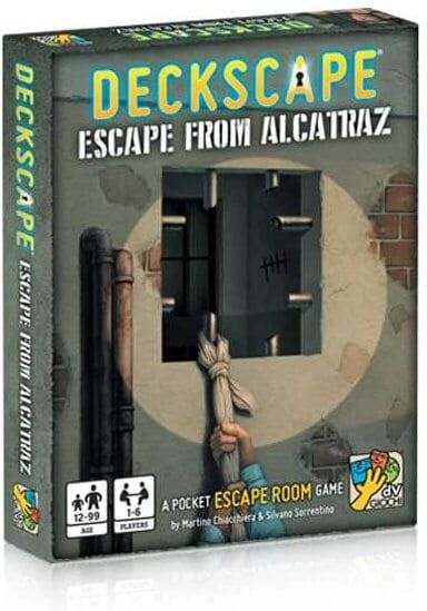 Deckscape: Escape from Alcatraz - Cooperative Card Game, Ages 10+, daVinci Editrice