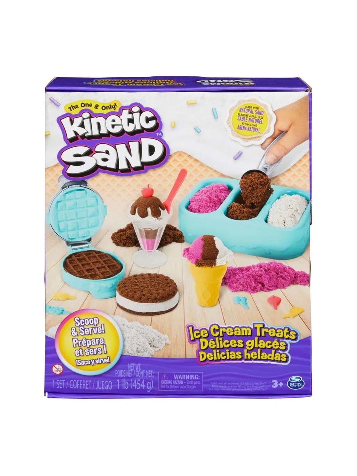 Kinetic Sand Eiscreme-Leckereien