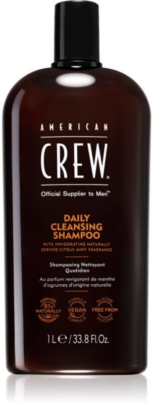 American Crew Daily Cleansing Shampoo Rensende shampoo til mænd 1000 ml