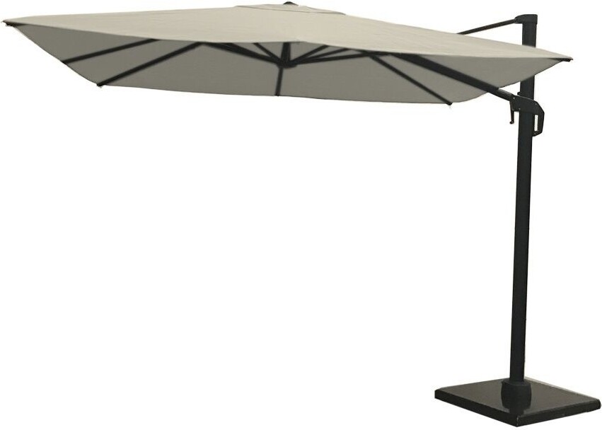 Nesling schwimmender Sonnenschirm 300x300 cm gebrochenes Weiß