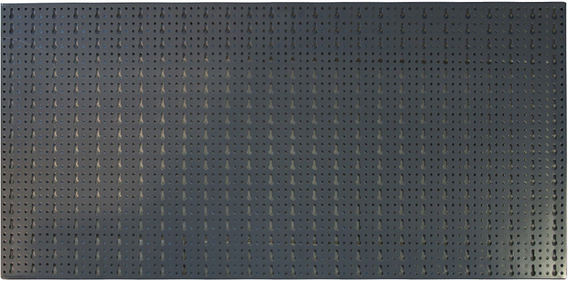Tecnomat PANNELLO FORATO 98,5x46 cm IN LAMIERA NERA
