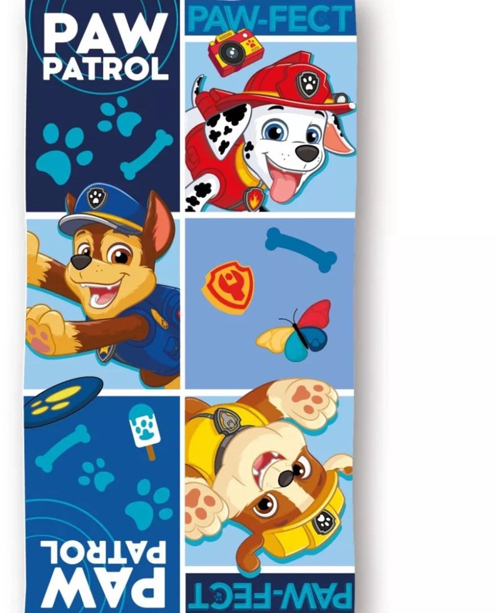 Paw Patrol strandlaken Paw-fect sneldrogend, 70 x 140 cm, polyester