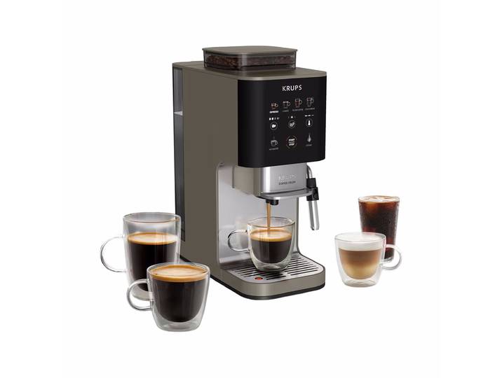Krups COFFEE CRUSH EXPERIENCE Kaffeevollautomat – champagner