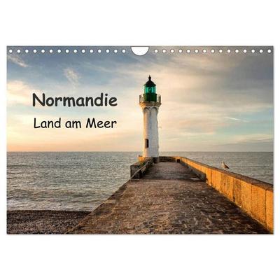 Normandie - Land am Meer (Wandkalender 2027 DIN A4 quer), CALVENDO Monatskalender