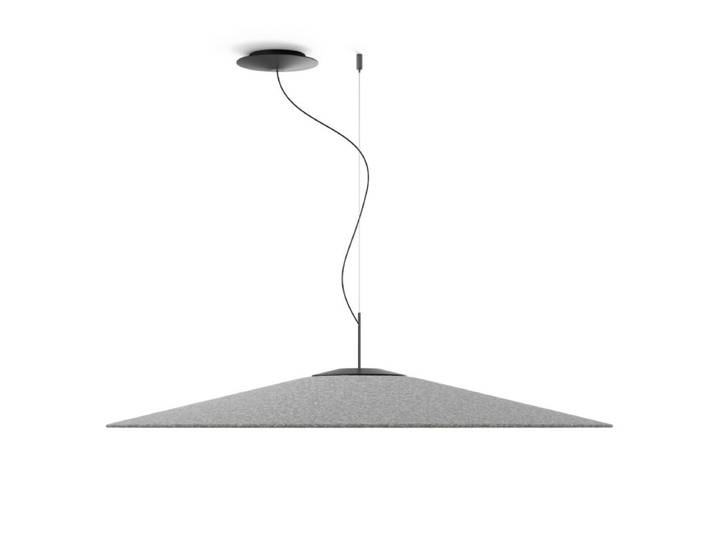 Luceplan Pendelleuchte Koinè acoustic - Grau , 2700 , 110 Desig