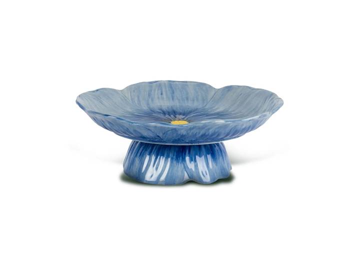 Byon Plateau à gâteaux Poppy Ø26 cm Bleu