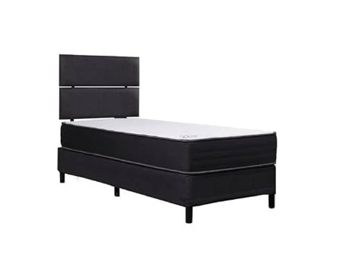 Moln CosyFlex Funktionsbett 90x190 cm mit Bonellfederkern Klappbares Bettgestell, Mit Kopfteil, Einfache Montage, Atmungsaktiver Bezug, Einzelbett