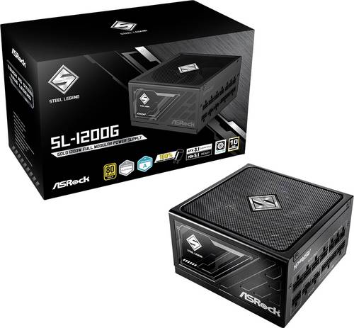 ASRock Steel Legend SL-1200G 1200W AT PC Netzteil 1200W ATX 80PLUS Gold