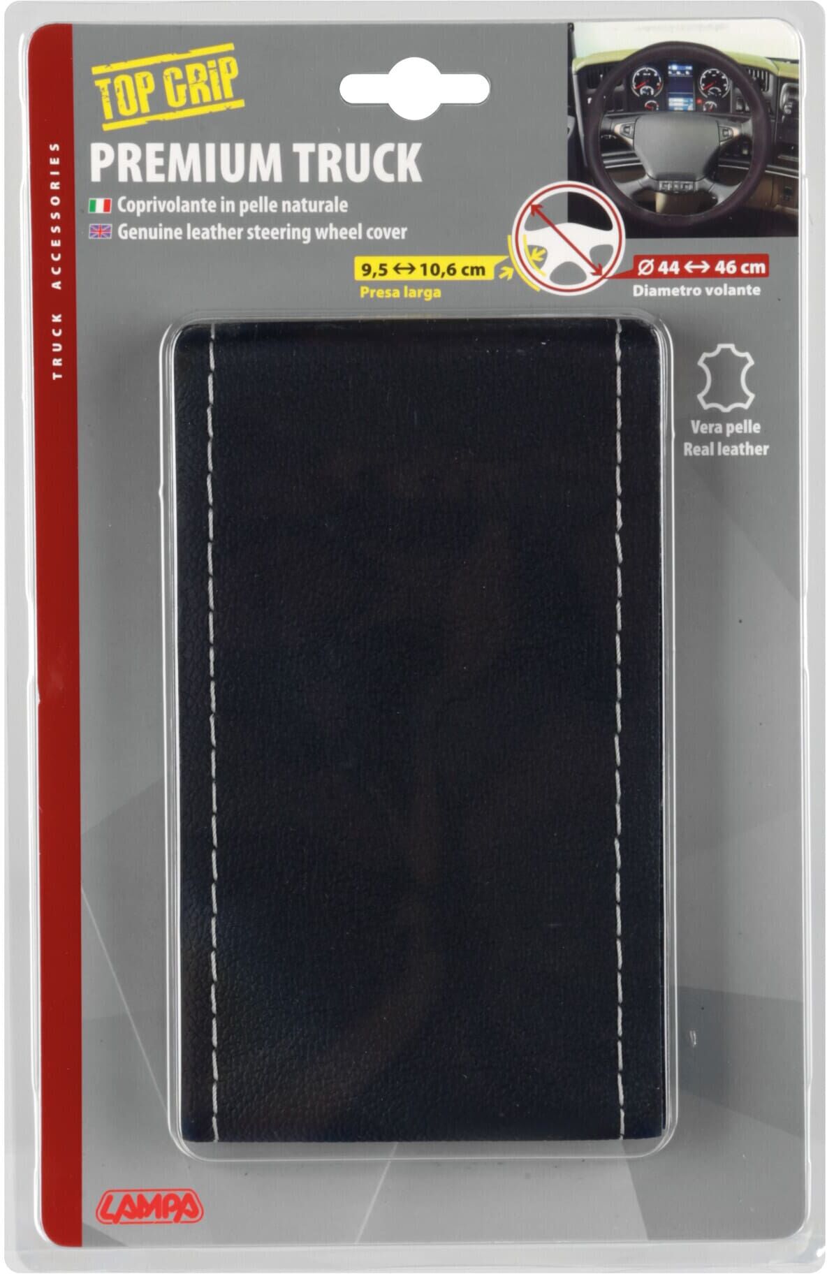 Coprivolante da cucire M Ø44/46 cm nero/argento