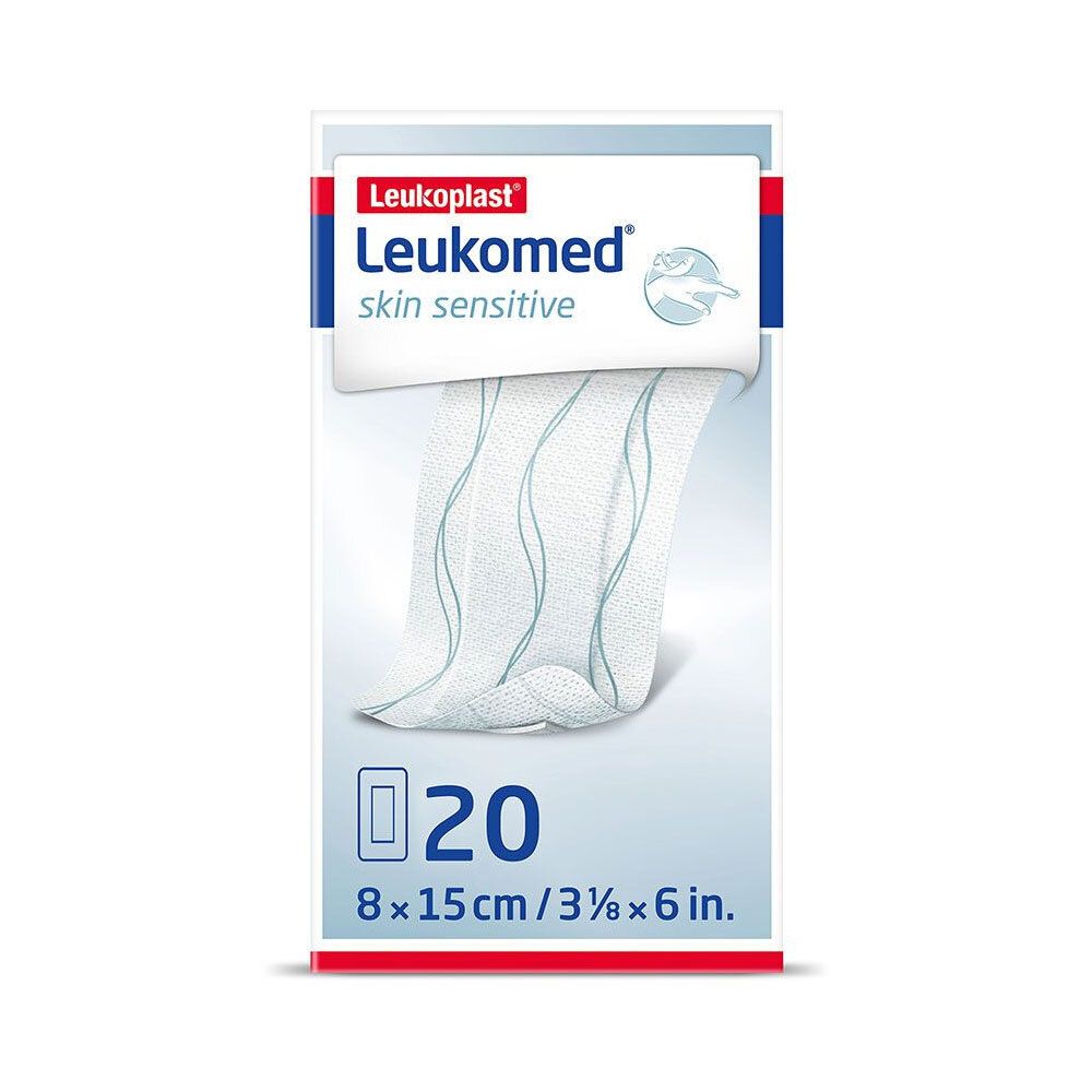Leukomed skin sensitive steril 8x15 cm 20 St Pflaster