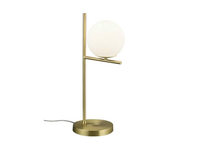 Lampe design en métal doré