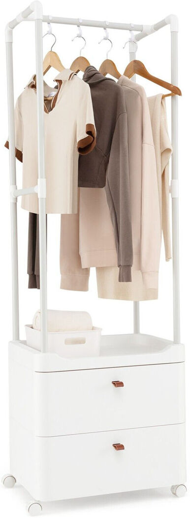 Latitude Run Biram 52cm Rolling Clothing Rack
