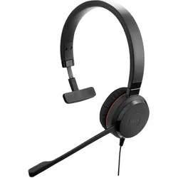 Jabra Evolve 30 (Kabelgebunden, USB-C, Microsoft Teams), Office Headset, Schwarz