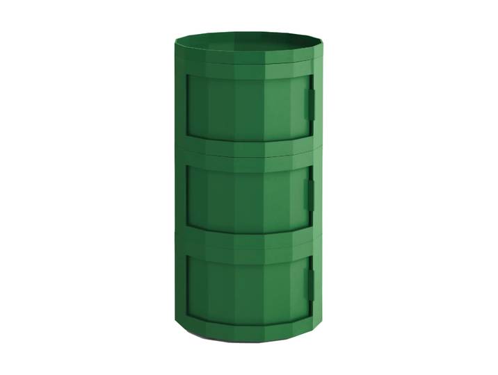 HAY Facet Cabinet 30 Beistelltisch Spinach green