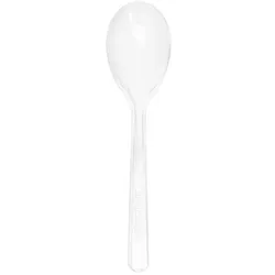 MONOUSO - Kompostierbarer Transparenter CPLA Degustationslöffel 10cm (50 Stück)