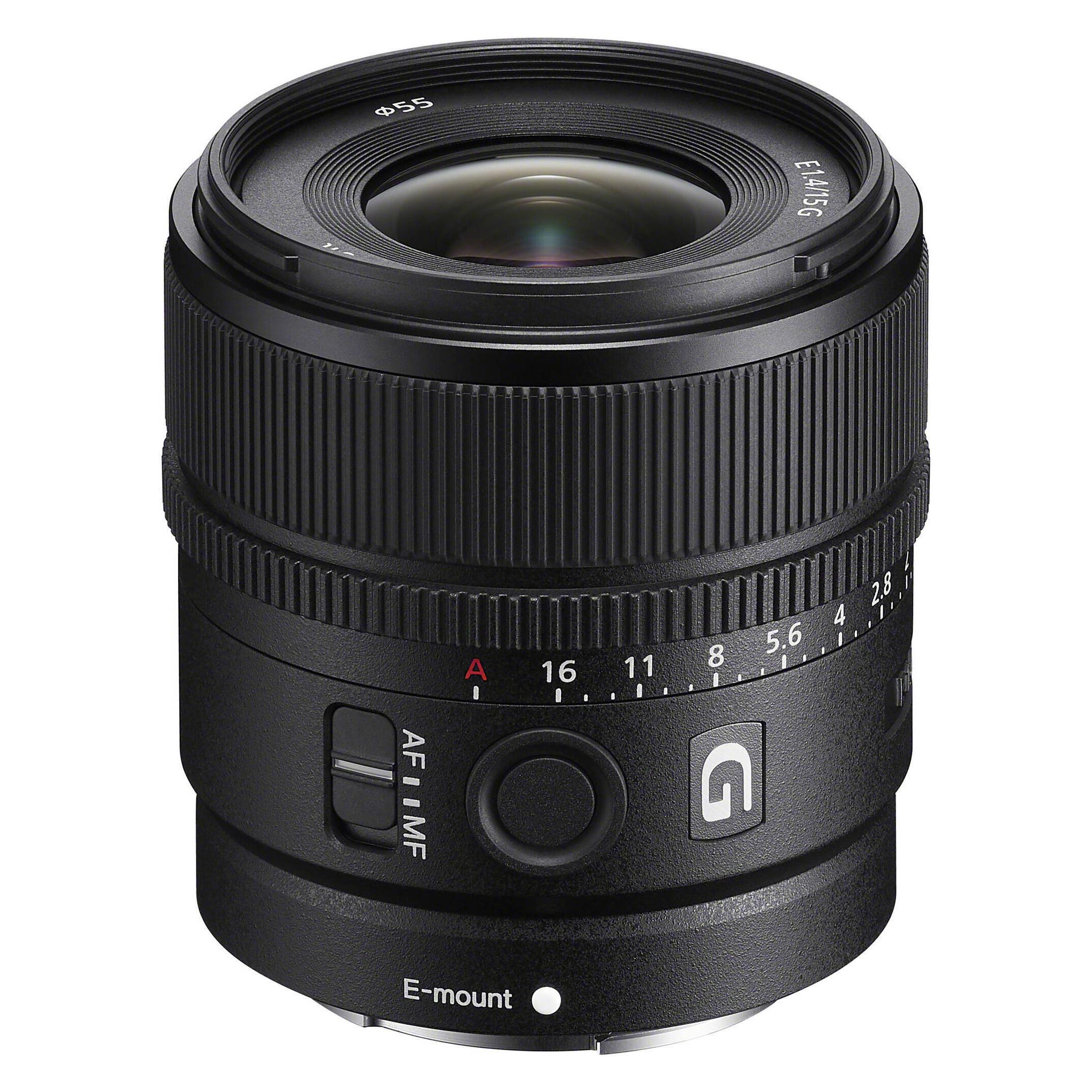 Sony 15mm f/1.4 G (Sony E, APS-C / DX) (SEL15F14G.SYX)