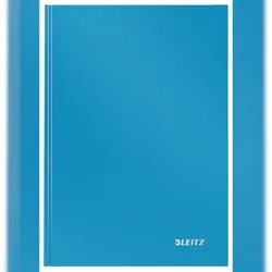 LEITZ Notizbuch Solid fester Einband A5 liniert 80 Blatt hellblau