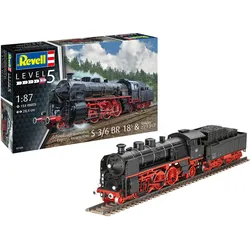Revell 02168 Schnellzuglokomotive S3/6 BR18 mit Tender